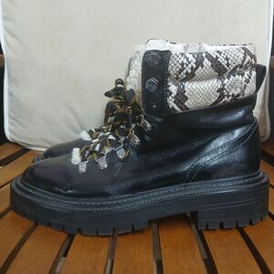 CIRCUS By Sam Edelman Womens Black Flora Round Toe Block Heel Booties 10